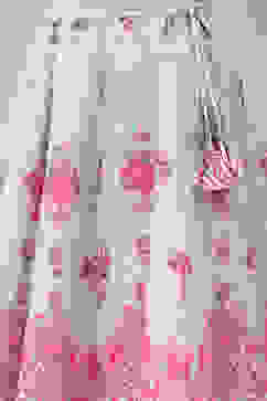 Ecru Art Silk Lehenga Set image number 2