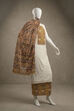 Mustard Cotton Printed Unstitched Suit Set image number 4