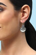 White Brass Earrings image number 1