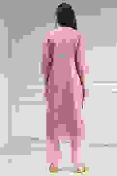 Pink Cotton Printed Unstitched Suit Set image number 5