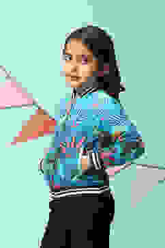 Blue Cotton Jacket image number 2