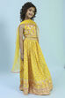Yellow Cotton Printed Regular Lehenga Set image number 5
