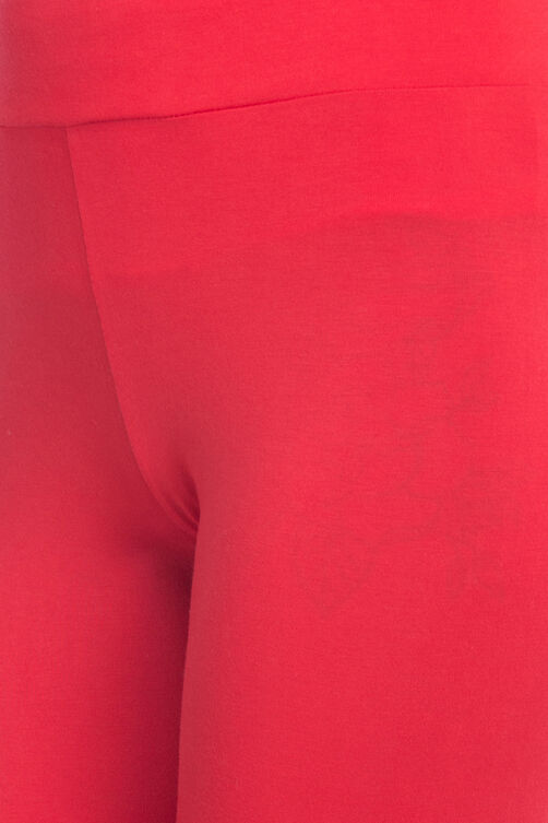 White Cotton And Art Silk Leggings image number 1