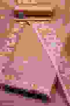 Rust Cotton Jamdani Unstitched Suit Set image number 0