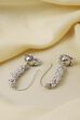 Silver Textured Earrings image number 2