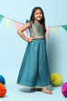 Berry Pink Art Silk Straight Lehenga Set image number 5