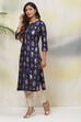 Red Straight Viscose Kurta image number 3