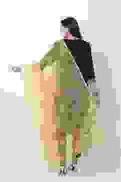 Yellow Cotton Dupatta image number 2