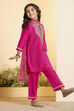 Pink Yoke Design A-Line Kurta Set image number 5