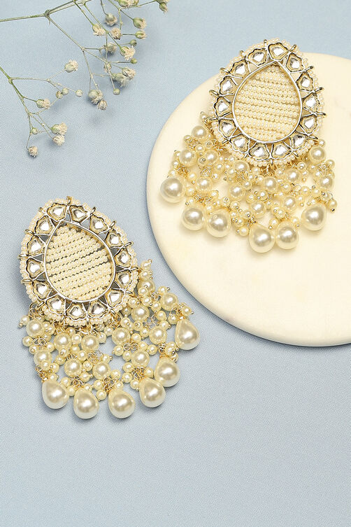 Pearl Alloy Earrings image number 0