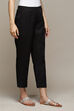 White Cotton Slim Pant image number 3