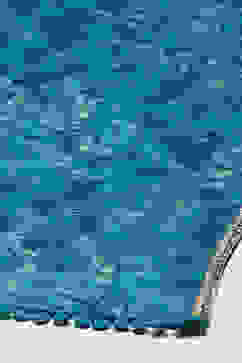 Teal Blue Cotton Flared Printed Kurta Garara Suit Set image number 3