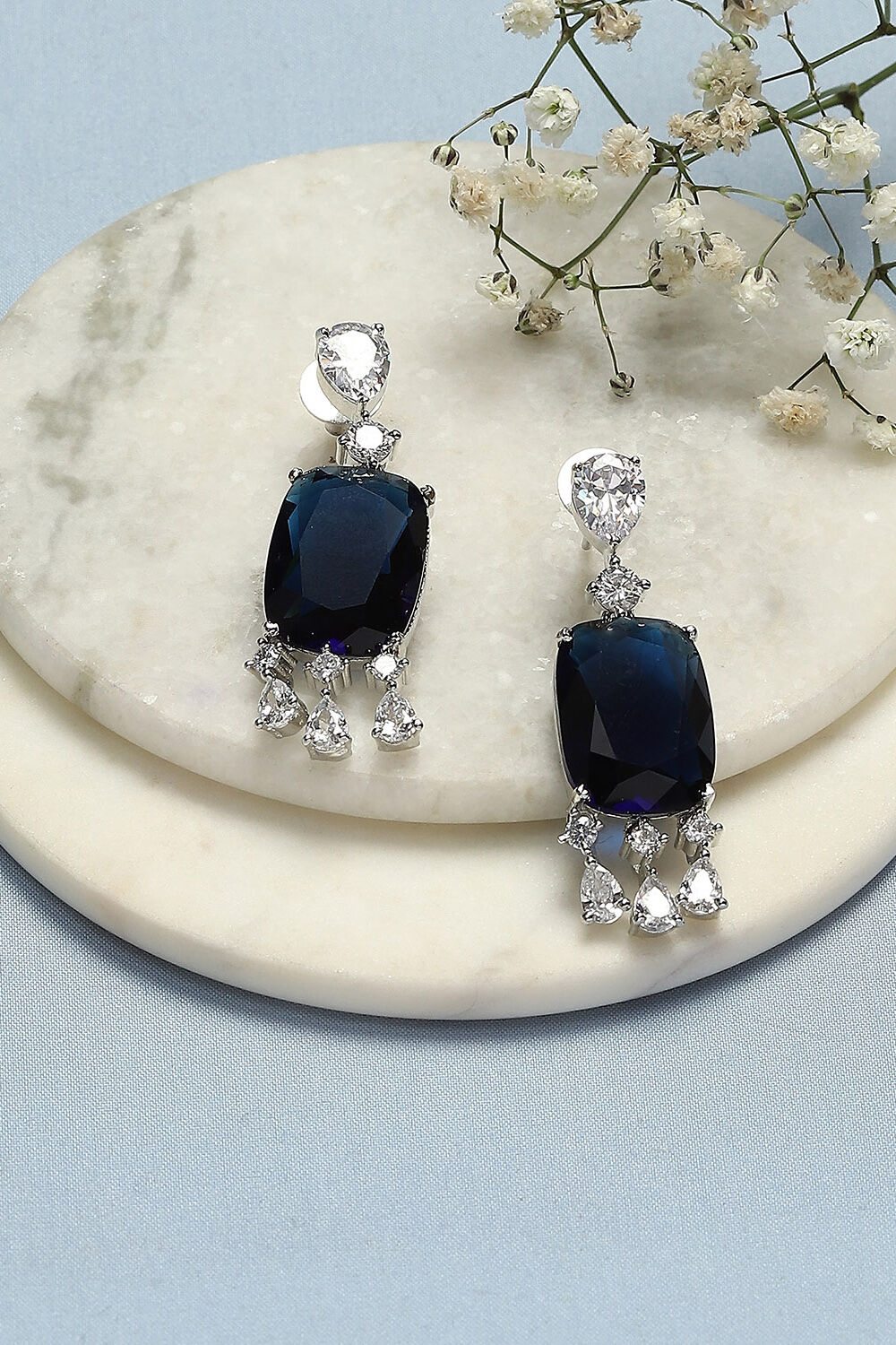 Navy Brass earrings image number 0