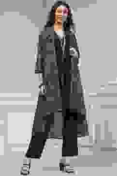 Black Viscose Rayon Straight Dyed Fusion Set image number 5