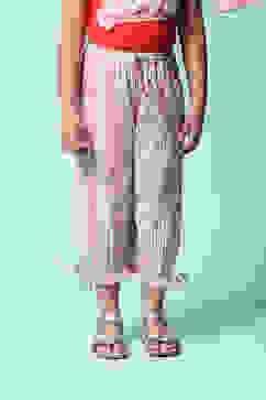 Off White Cotton Pants image number 6