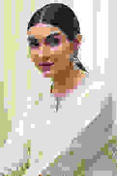 Navy Brass Jhumka image number 3