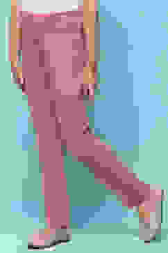 Onion Pink Cotton Lycra Skinny Jeggings image number 2