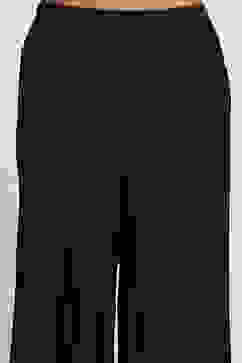 Black Modal Chanderi Printed Gathered A-line Suit Set image number 2