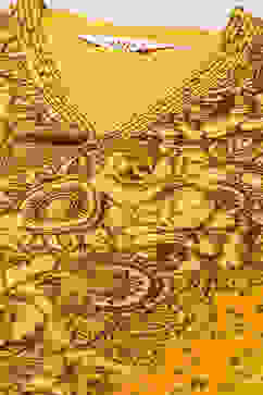 Yellow Cotton Blend Straight Printed Kurta image number 1