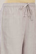 Maroon Cotton Straight Fusion Set image number 2