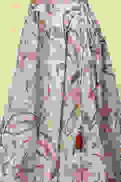 Blue Georgette Dyed Relaxed Lehenga Set image number 2