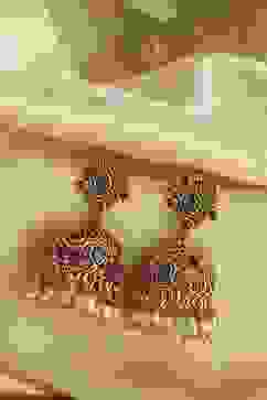 Gold Brass Jhumka image number 0