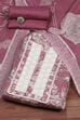 Purple Cotton Unstitched Suit Set image number 0