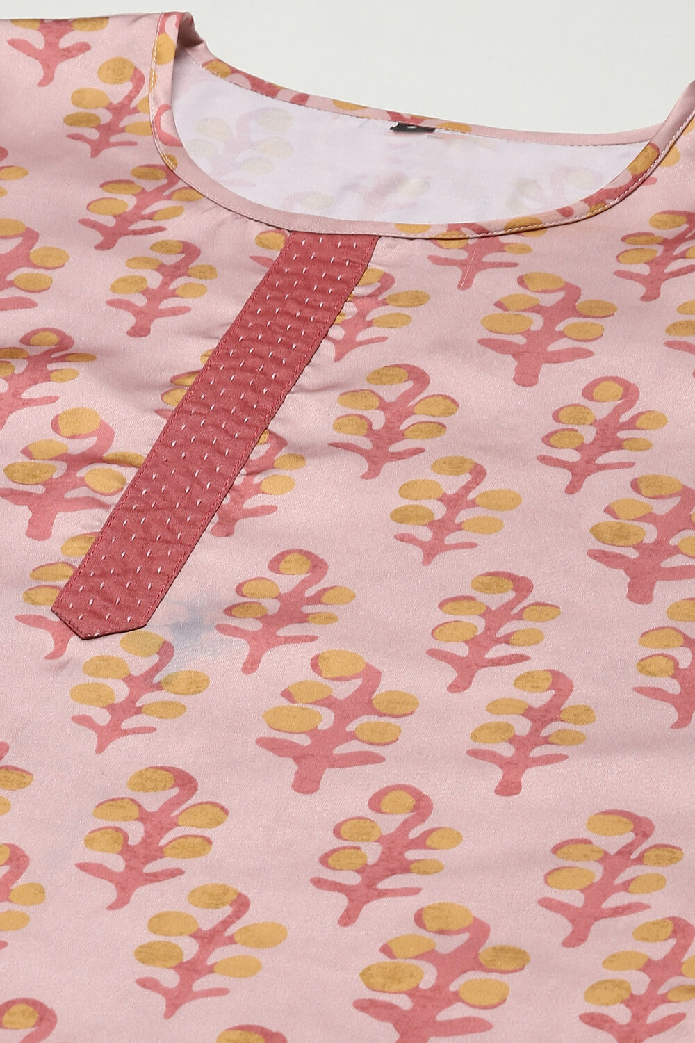 Pink Modal Printed Unstitched Suit Set image number 5