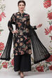 Rohit Bal Off White Cotton Silk Straight Printed Suit Set image number 0