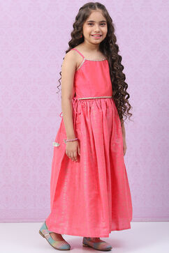 Pink Art Silk Lehenga Set image number 5