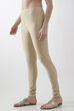 Brown Nylon Blend Leggings image number 2