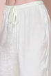 Blue Viscose A-line Tunic Pants Set image number 5