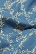 Teal Blue Cotton Floral Printed Straight Kurta image number 2