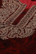 Red Velvet Straight Kurta image number 1