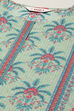 Green Cotton Straight Printed Kurta image number 1