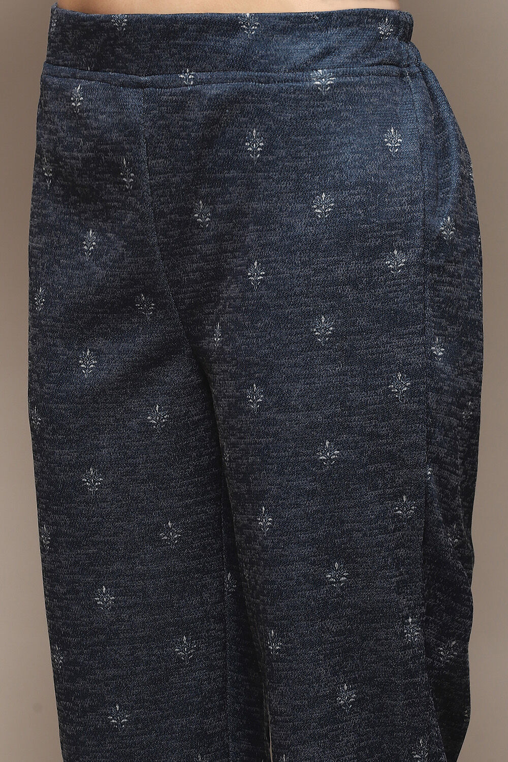 Petrol Cotton Blend Printed Straight 2 Piece Set image number 2