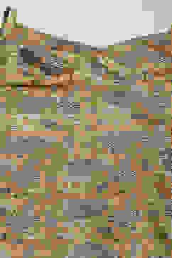 Yellow Poly Viscose Straight Kurta Skirt Suit Set image number 1