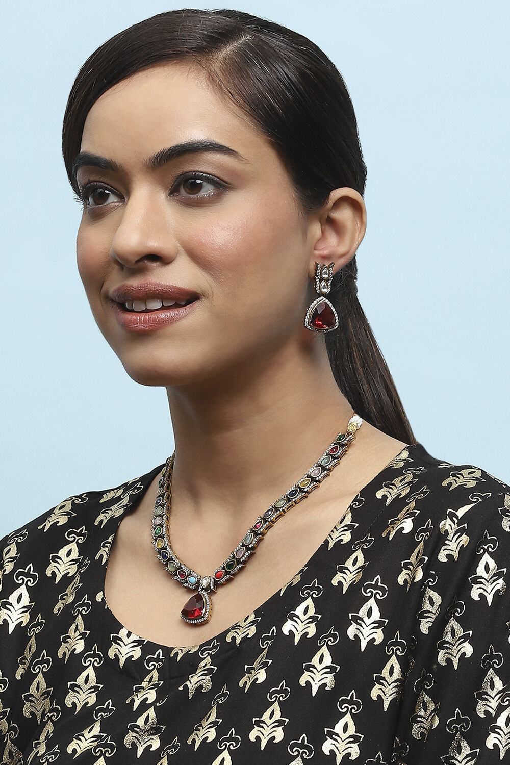 Multi Brass Drop & Danglers image number 1