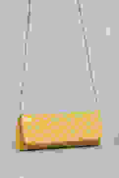 Yellow Polycotton Handbag image number 4