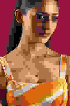 Gold Brass Necklace image number 3