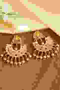 Gold Brass Chaandbali image number 2