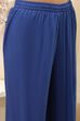 Blue Shantoon Asymmetric Suit Set image number 2