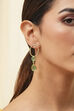 Mint Green Brass Danglers image number 1