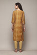 Wine Poly Viscose Straight Printed Kurta image number 4
