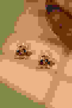 Pink Brass Studs image number 2