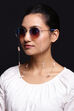 Rhodium Festive Eye Glass Chain image number 0