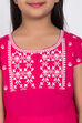 Pink Cotton Solid Kurta Leggings Set image number 1