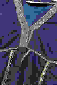 Blue Art Silk Kalidar Kurta Churidar Suit Set image number 1