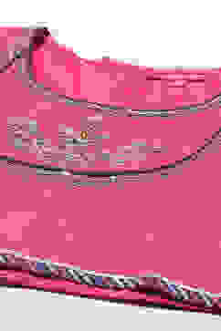 Pink Purple Viscose Short Kurta Yarndyed Suit Set image number 1