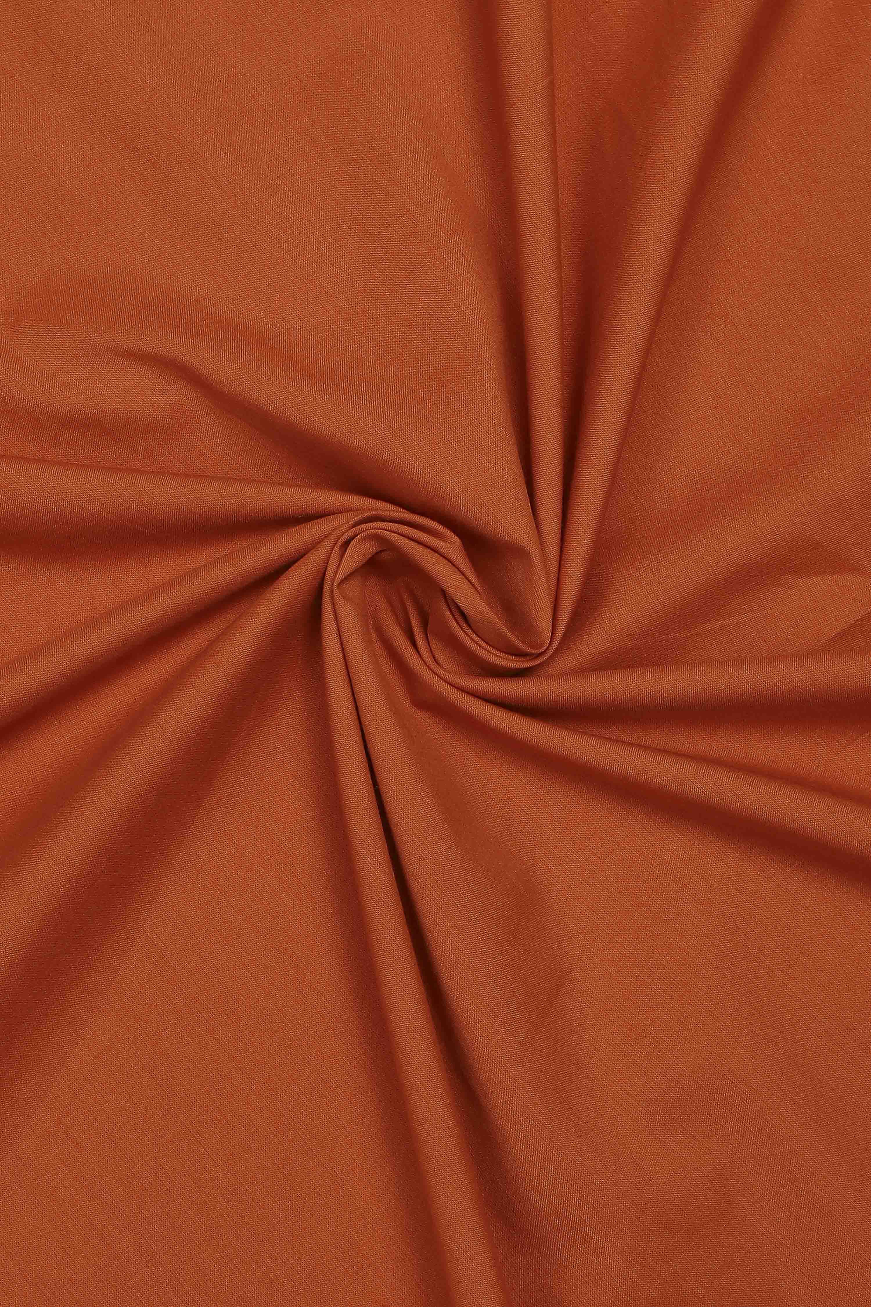 Rust Cotton Jamdani Unstitched Suit Set image number 2